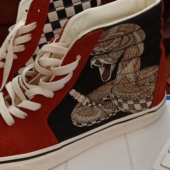 #39❤️ New with tags Vans SK8 Desert snake/chili oil sneakers - Picture 2 of 12